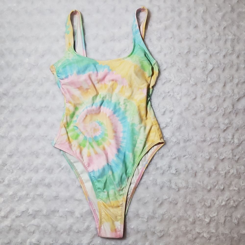 Stoney Clover Lane x Target XXS tie dye swimsuit
